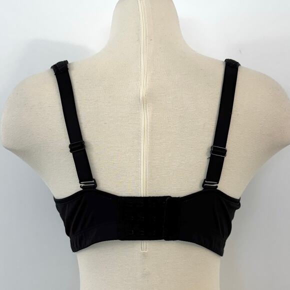 Lululemon Ta Ta Tamer II Sports Bra Black Convertible Straps Full Support 36D - Picture 5 of 6